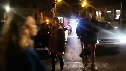 Taxistas perjudicados por el corte de la Avenida Meridiana