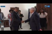 RTG/Rencontre entre le ministre du Commerce et de l’Artisanat et l’ambassadeur d’Algérie au Gabon pour parler de la 3e édition de la foire algérienne qui aura lieu du 11 au 17 Novembre prochain