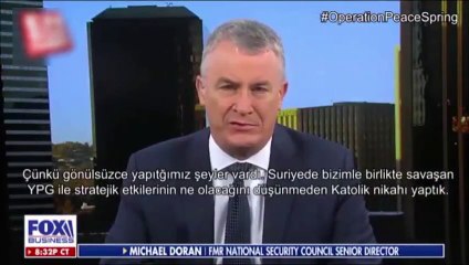 Micheal Doran: YPG PKK'dır ve biz bunu çok iyi biliyoruz