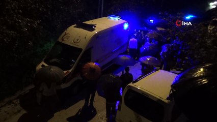 Mahallesini su basmasını engellemek için çalışırken canından oldu