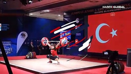 Ayşegül Çakın, Avrupa Halter Şampiyonası'nda altın madalya kazandı