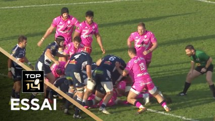 TOP 14 - Essai Andres ZAFRA 1 (SUA) - Agen - Paris - J8 - Saison 2019/2020