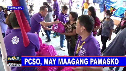 PCSO, may maagang pamasko