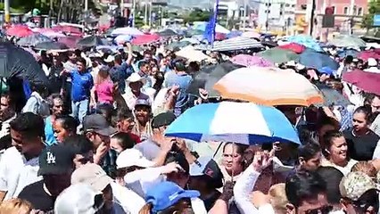 Marcha en Honduras en apoyo a presidente señalado como “narco” por EEUU