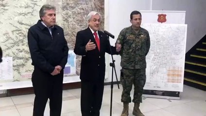 Presidente de Chile: "Estamos en guerra" tras tercer día de disturbios