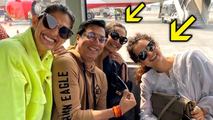 Enemies Kangana Ranaut Poses With Sonam Kapoor At Airport, Turn Friends?
