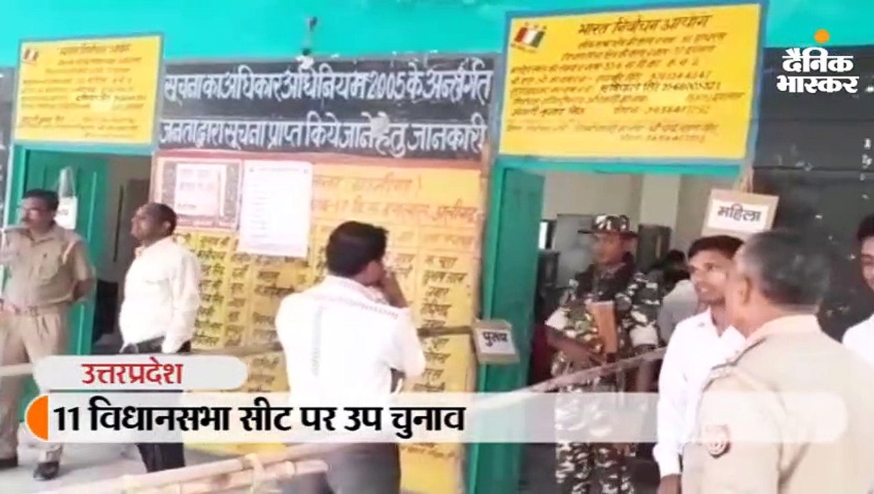 विधानसभा उप चुनाव: 11 सीटों पर मतदान शुरू, सुबह नौ बजे तक 8.43 फीसदी मतदान