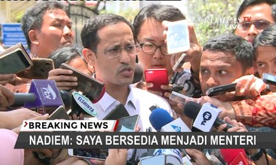 TERBARU - Usai Dipanggil Presiden ke Istana, Nadiem Makarim Terima Tawaran Jadi Menteri