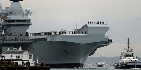 Reino Unido investiga la filtración del video del piloto de un F-35 que cae en el portaviones Queen Elizabeth