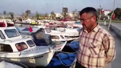 İzmir'de denizde korkutan manzara