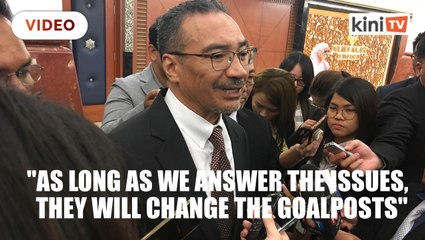 Hishammuddin: They are insecure, they keep changing the goalposts