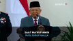 Ma'ruf Amin Puji Jusuf Kalla saat Serah Terima Jabatan Wapres