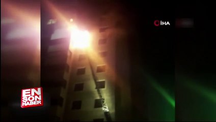 Kadıköy Caddebostan'da çıkan yangın paniğe sebep oldu