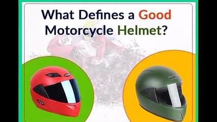 What Defines A Good Motorcycle Helmet