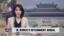 North Korea says no person is 