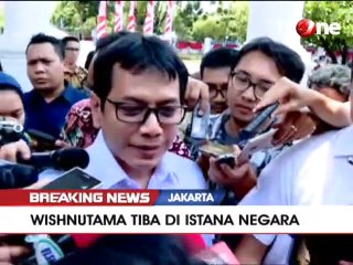 Pakai Kemeja Putih, Wishnutama Tiba di Istana Negara