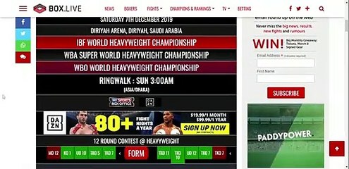 watch Joshua v Ruiz 2 – TV, live stream, UK start time