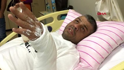 Zeytinburnu'nda intihar girişiminde bulunan kadını tutarken yaralanan esnaf konuştu