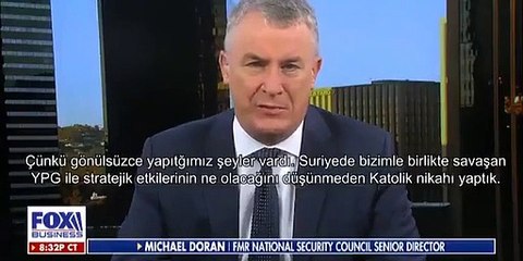 Micheal Doran: YPG, PKK'dır ve biz bunu çok iyi biliyoruz