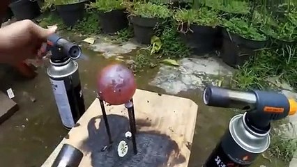 Putting a Hot Iron Ball on Hair Oil, See the Results!