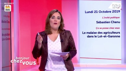 Invité : Sébastien Chenu - Bonjour chez vous ! (21/10/2019)