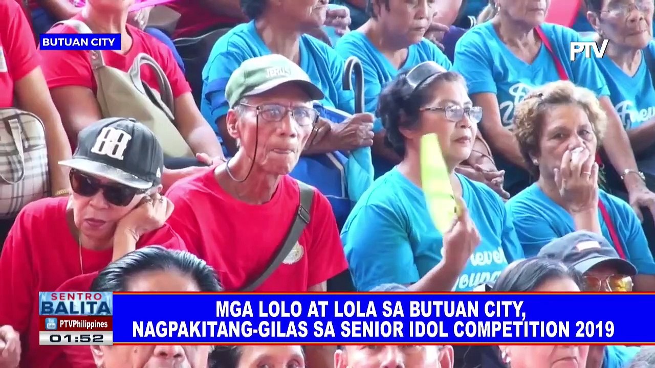 Mga lolo at lola sa Butuan City, nagpakitang-gilas sa Senior Idol Competition 2019