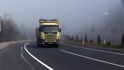 Sis ulaşımı olumsuz etkiliyor - KASTAMONU