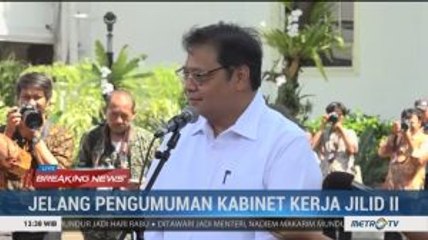 Airlangga soal Isu Jadi Menko Perekonomian: Tunggu Hari Rabu