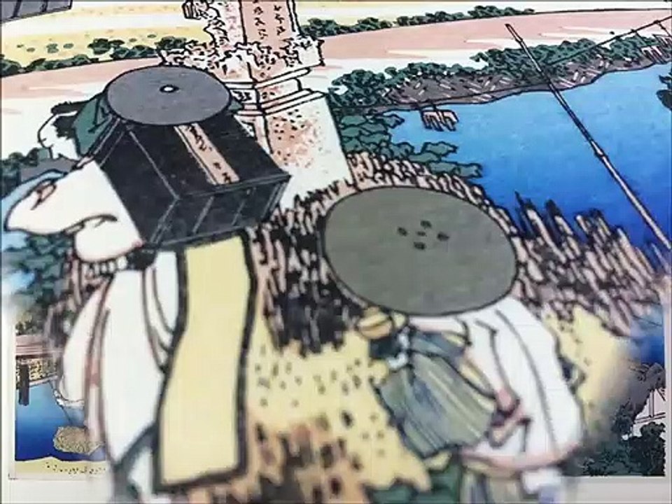 UKIYOE HOKUSAI KATSUSHIKA（1760-1849) SoushuuNakahara Woodcut 浮世絵 葛飾北斎 相州仲原 木版画