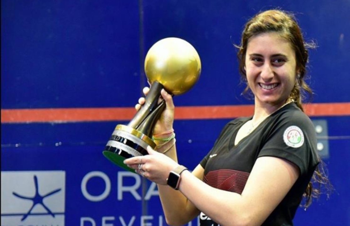 لاعبة الاسكواش نور الشربيني تطلق تحدياً جديداً بين النجوم