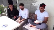 Mersin barış pınarı harekatı'nda yaralanan asker baba ocağında