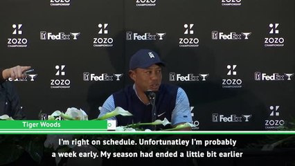 Woods returns 'at full speed' for Japan Skins