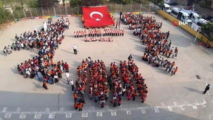 Minik öğrenciler Mehmetçiğe selam gönderdi