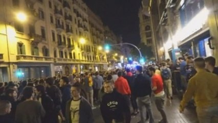 Noche en calma tras una semana de disturbios en Cataluña