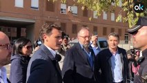 Albert Rivera acude a la Jefatura Superior de Policía de Toledo en apoyo a los policías y guardias civiles en Cataluña
