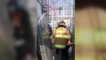 인천 오피스텔 공사장에서 추락한 30대 근로자 부상 / YTN