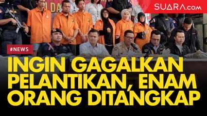 Enam Orang Dicokok Polisi terkait Penggagalan Pelantikan Presiden-Wapres