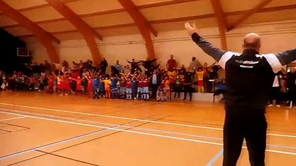 Le clap-ping lors du tournoi U9... Quelle ambiance !!!!