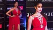 Jhanvi Kapoor stuns in red gown at Vogue Women Of The Year; Watch video | FilmiBeat