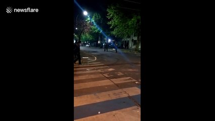 Police clash with protesters in Chilean capital