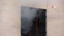 Tapu Kadastro Bölge Müdürlüğü'nün arşiv deposunda korkutan yangın