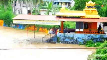 இரணியல் அருகே விளை நிலங்களுக்குள்  புகுந்த மழைநீர்-வீடியோ