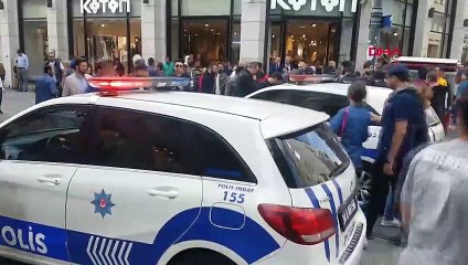 Taksim'de canlı bomba alarmı! Ortalık bir anda karıştı