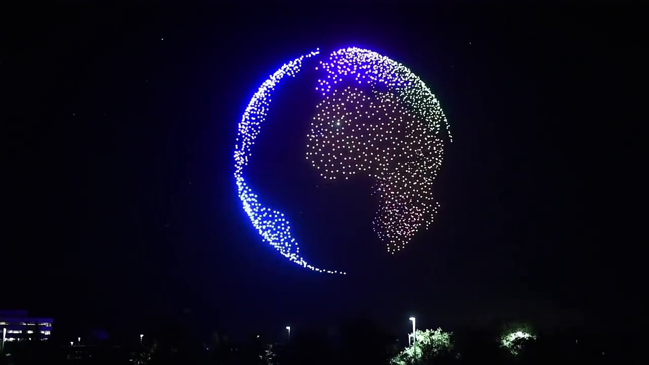 intel drone show 2019