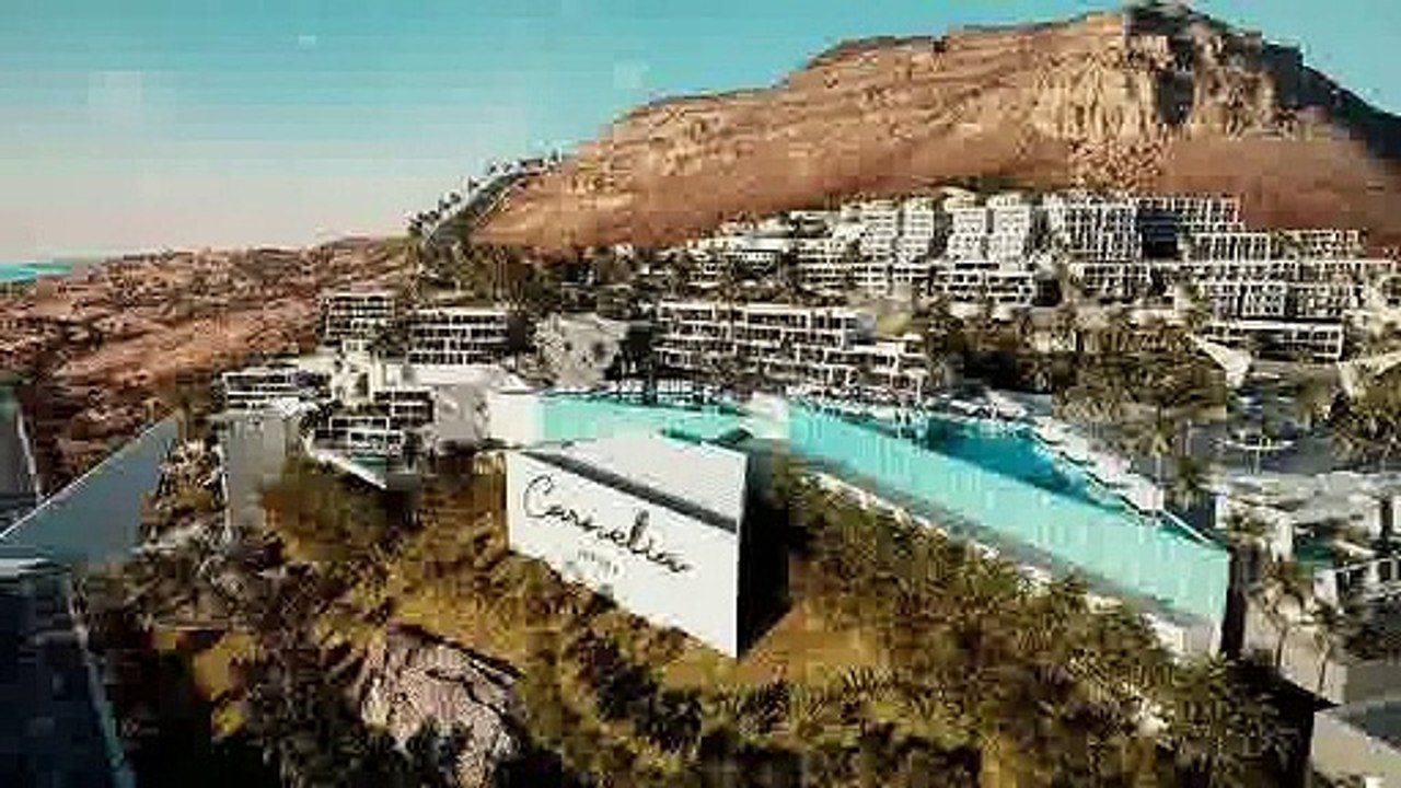 فى كارنيلا العين السخنة شالية 110 متر بحديقة يرى البحر متشطب بالكامل
