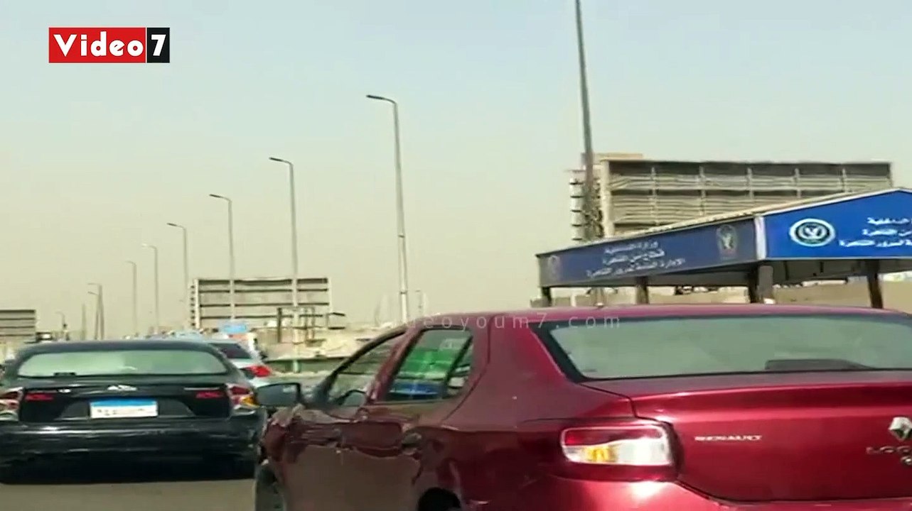 تكدس مرورى أعلى كوبرى أكتوبر الاتجاه القادم من...
