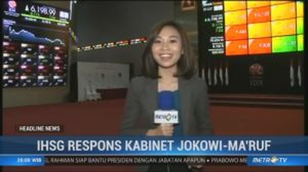 IHSG Respons Positif Kabinet Jokowi-Ma'ruf