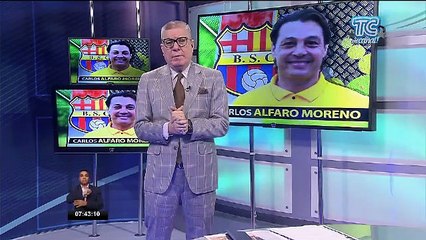 Alfaro Moreno es el nuevo presidente de Barcelona S.C.