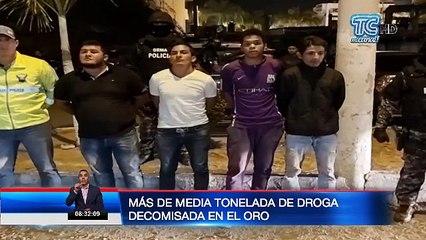 Más de 600 paquetes de marihuana fueron decomisados en El Oro