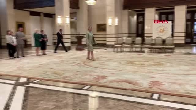 Ankara erdoğan irlanda büyükelçisi sonya mcguinness güven mektubu takdim etti